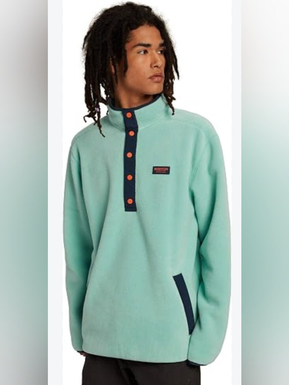 Burton Men’s L Light Teal Mint Fleece Pullover